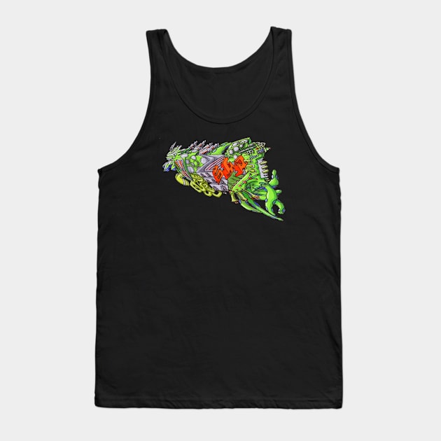 Space Piece 3 Tank Top by Toonacarbra Studio